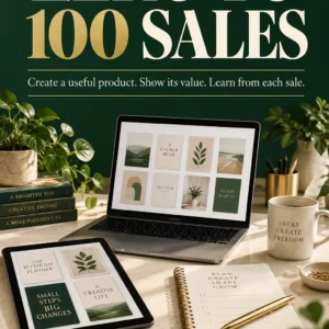 Zero to 100 Sales Ebook | Digital Product Selling Guide & 30-Day Action Plan