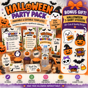 Halloween Party Printable Bundle