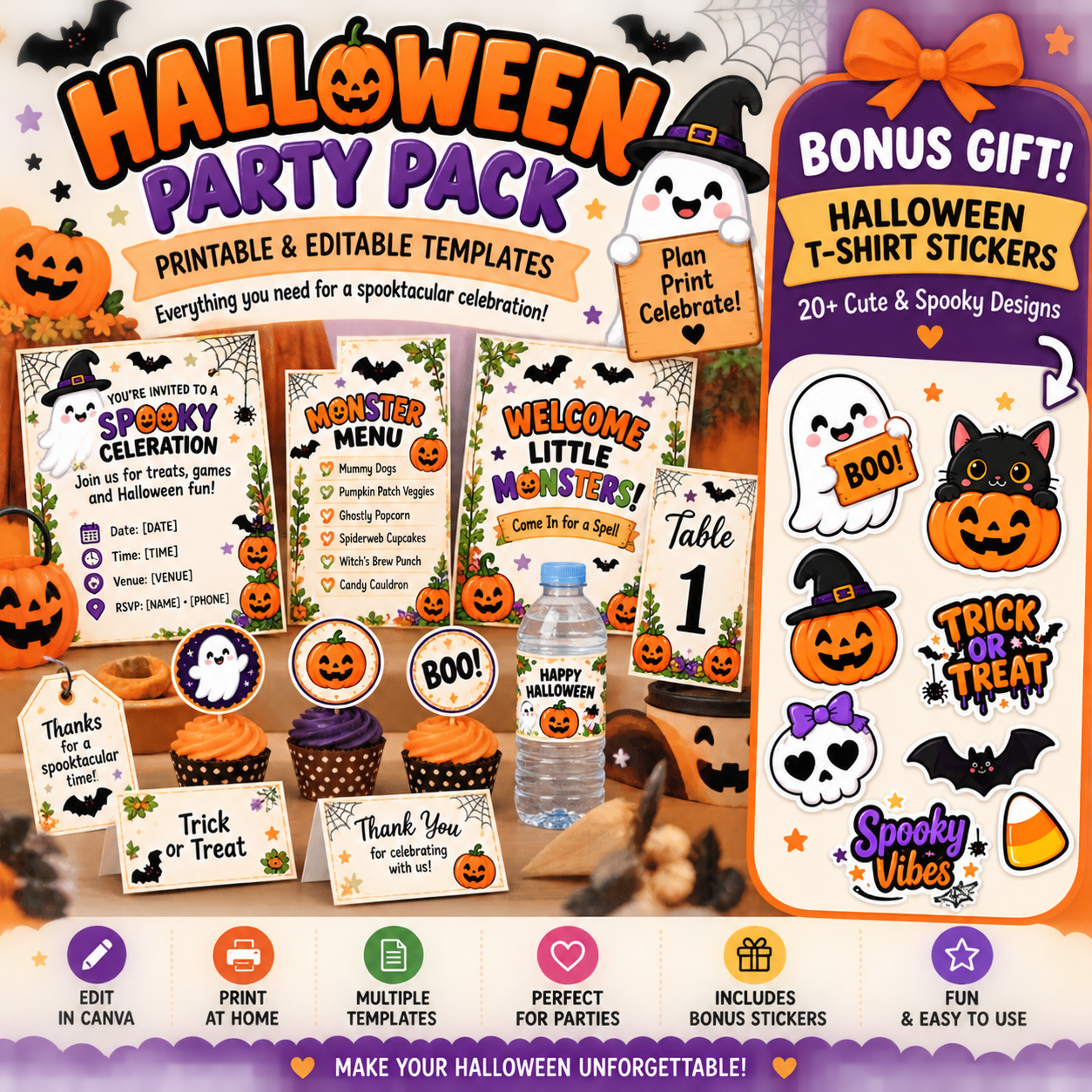 Halloween Party Printable Bundle