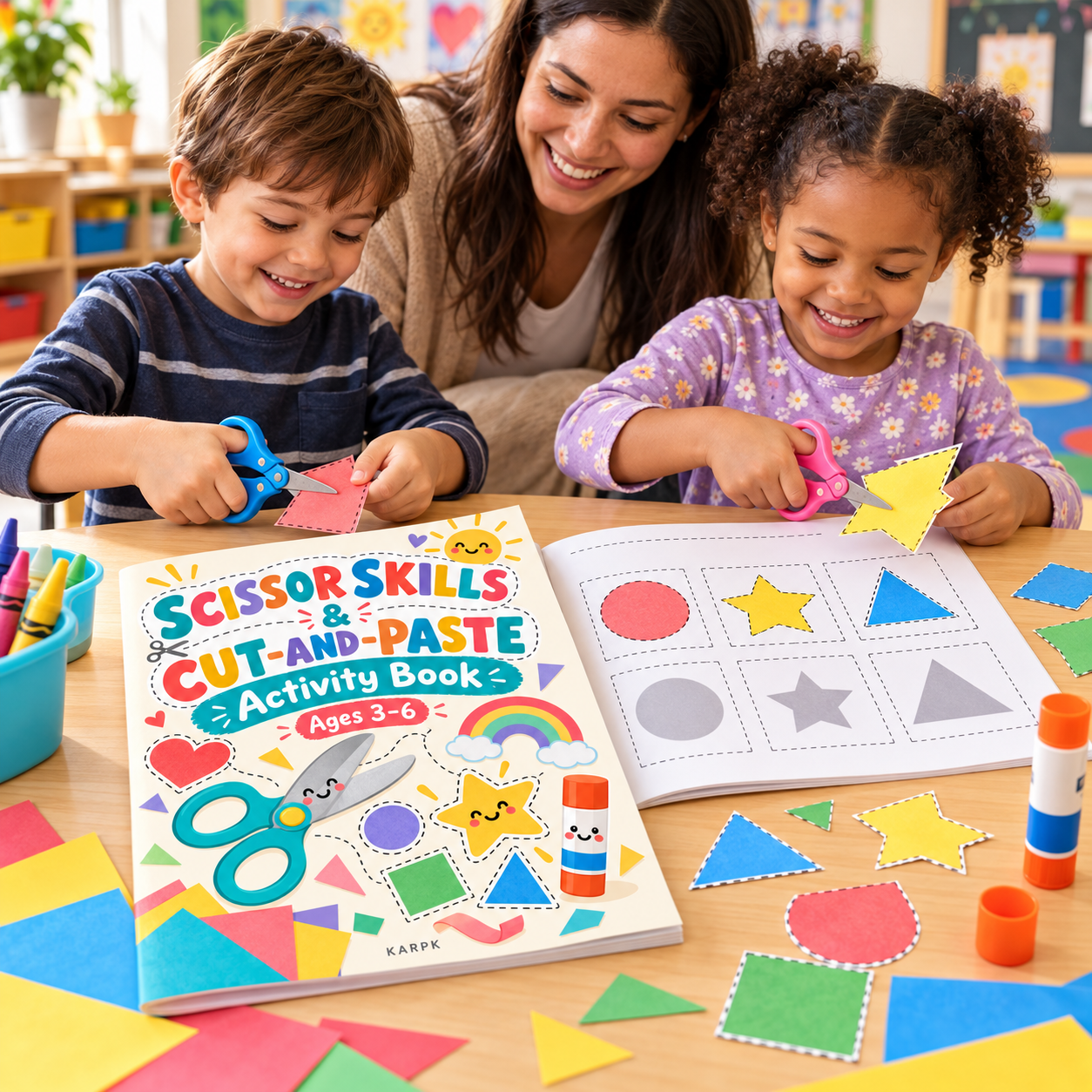 Scissor Skills Activity Book for Kids Ages 3–6 | 30-Page PDF - Image 2