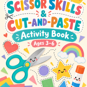Scissor Skills Activity Book for Kids Ages 3–6