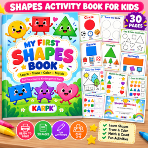 Printable Shapes Book for Kids