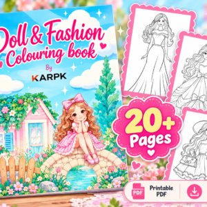 printable fashion coloring book for kids