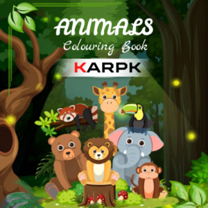 Animal Coloring Book for Kids – 20+ Printable Pages | Fun & Educational PDF | Digital Download